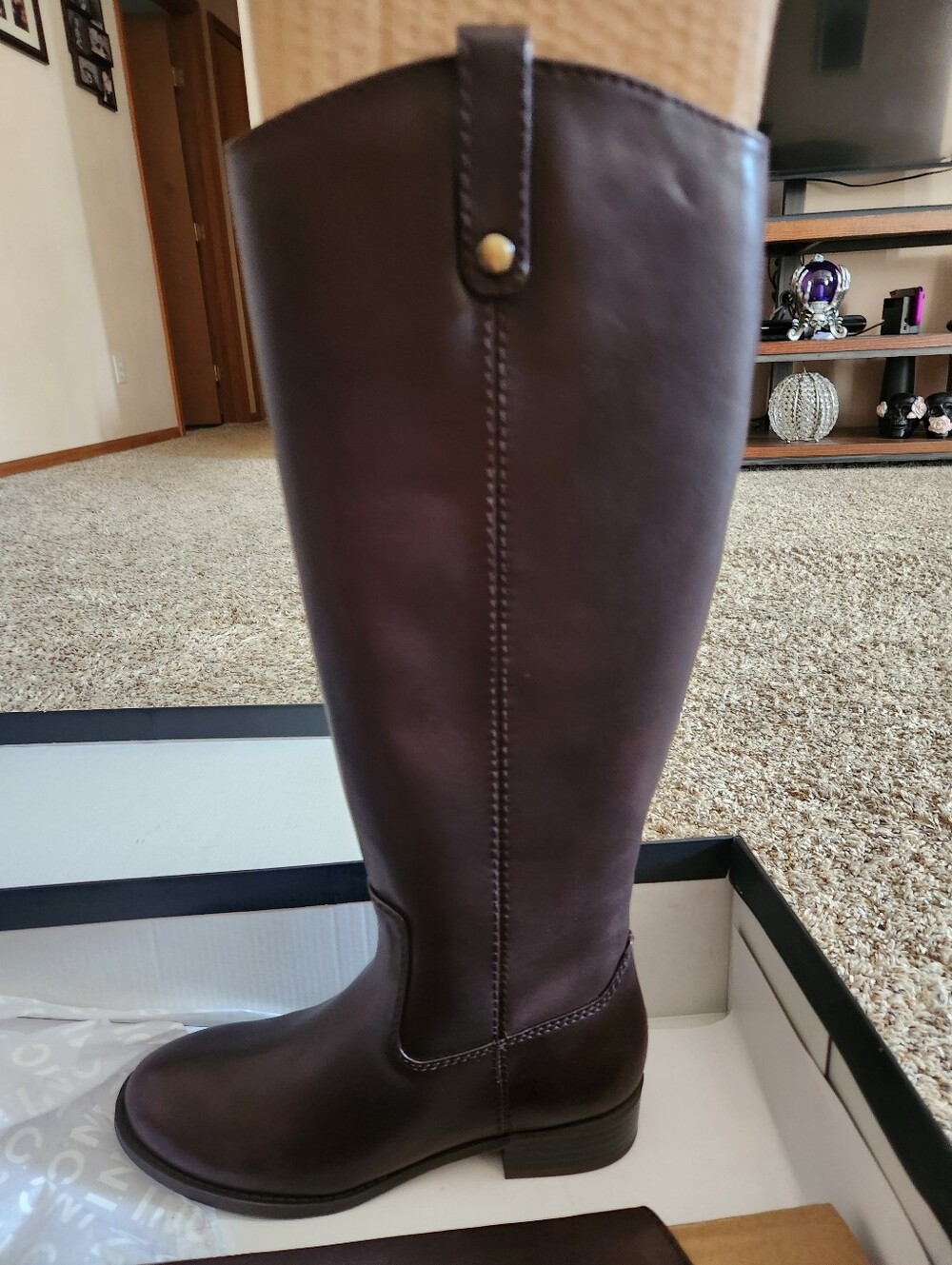 INC International Concepts Knee High Boots - Dark Brown New In Box Size 6.5